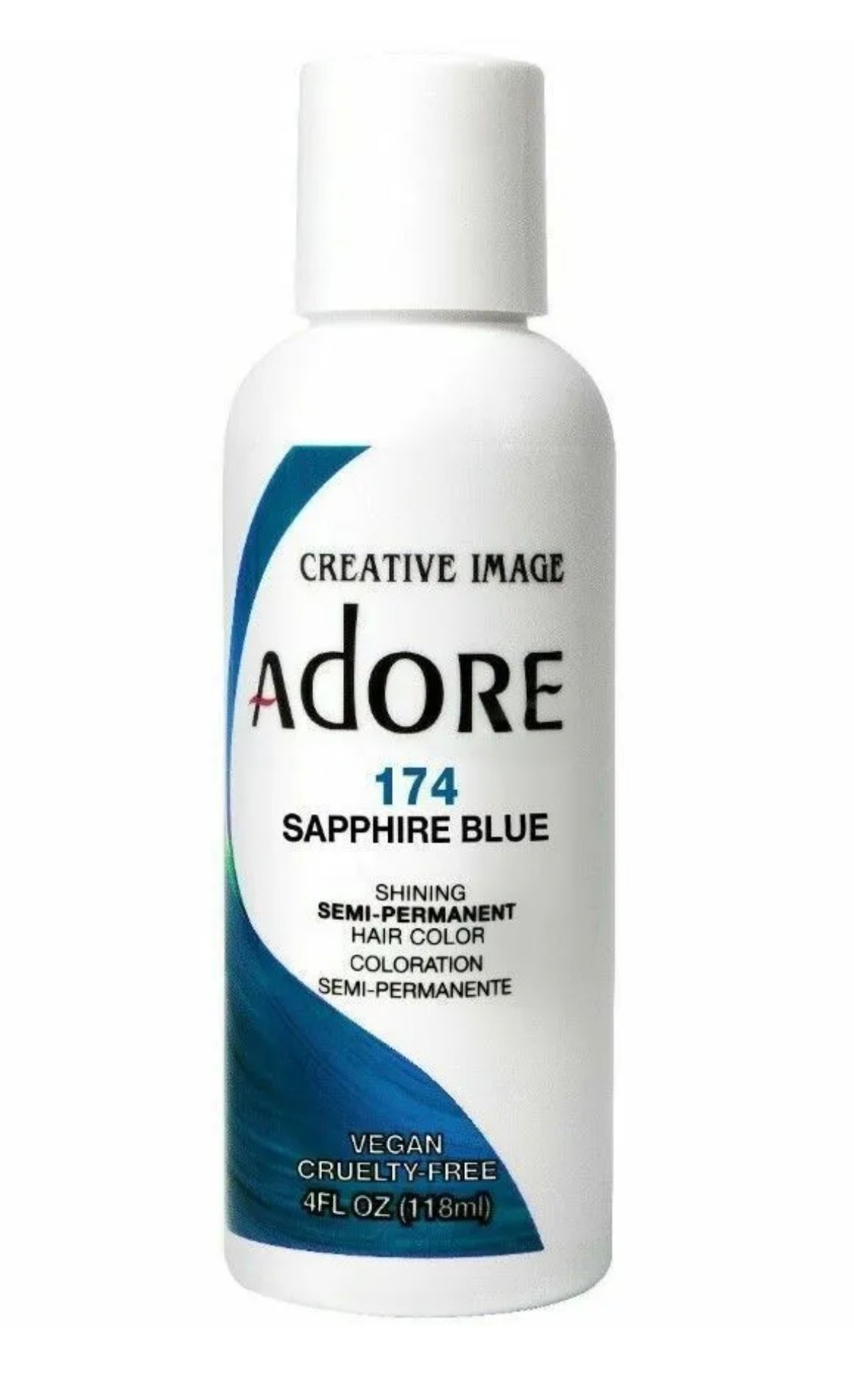 Adore Sapphire Blue Semi Permanent Hair Dye
