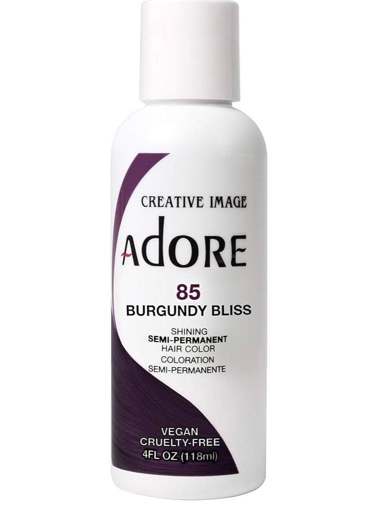Adore Burgundy Bliss Semi Permanent Hair Dye