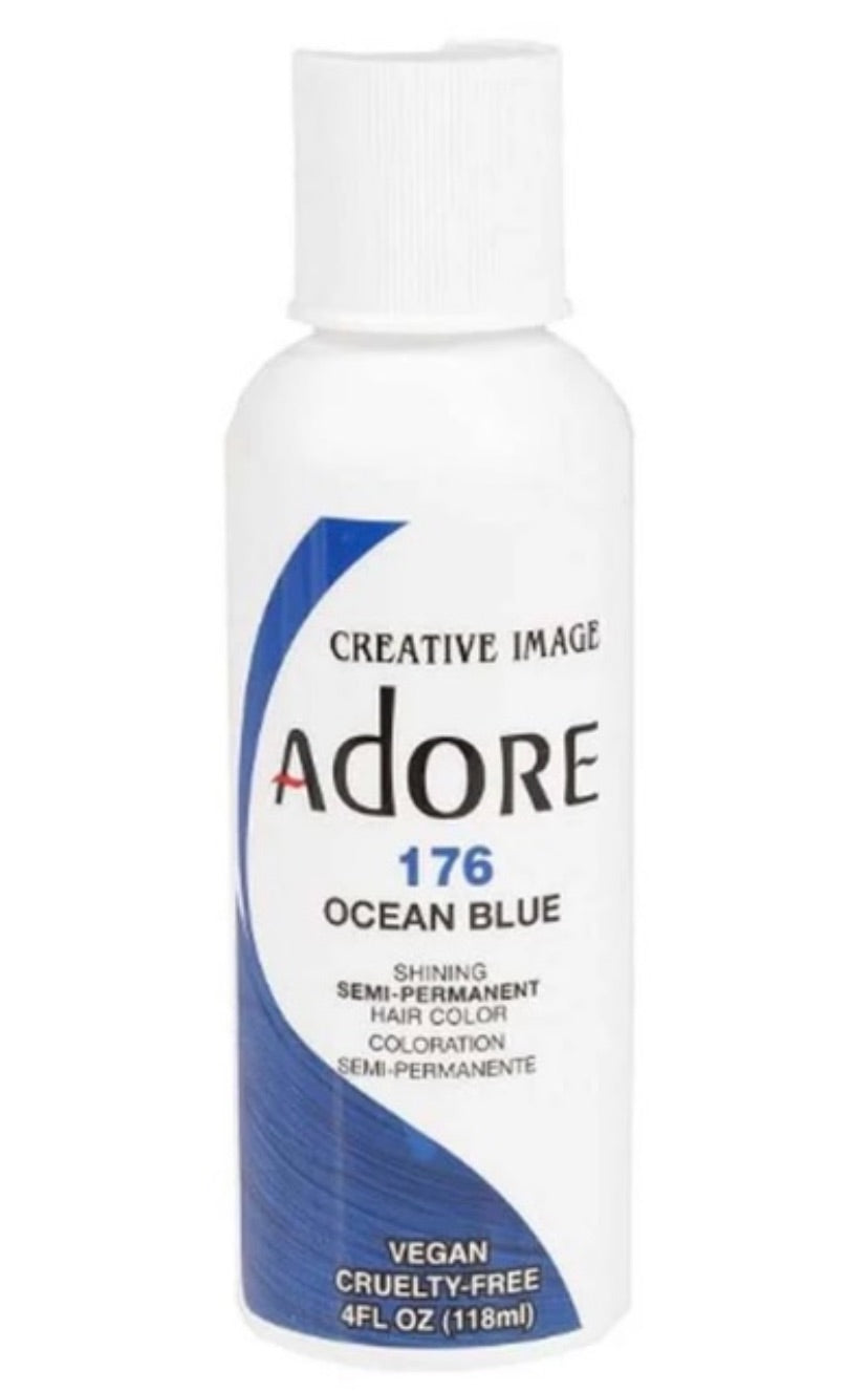 Adore Ocean Blue Semi Permanent Hair Dye