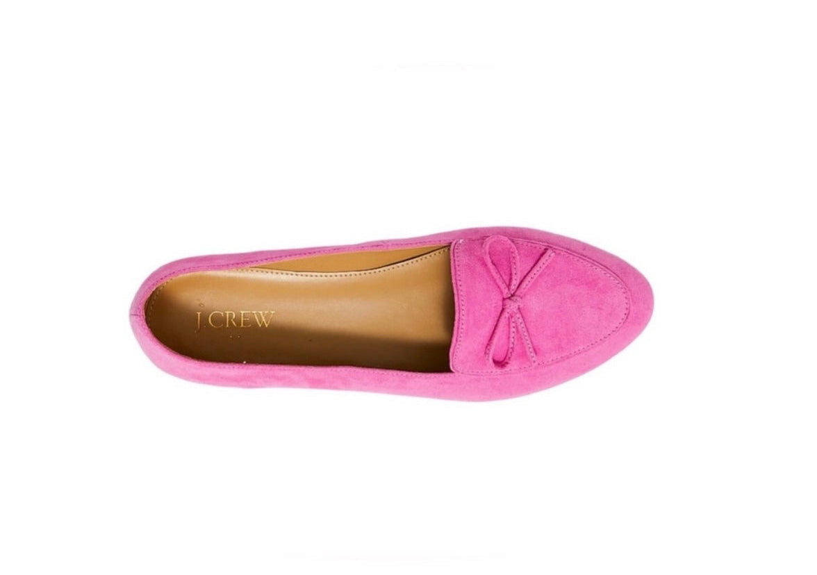 J CREW Pink Loafers